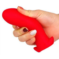 EggPlay Plug Silicone SAURUS EGG L 14 x 6.3cm Rouge